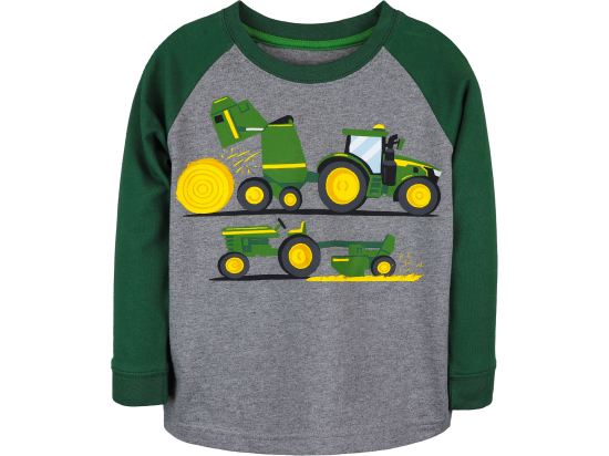 Sweatshirt für Kleinkinder mit Heuballenpresse