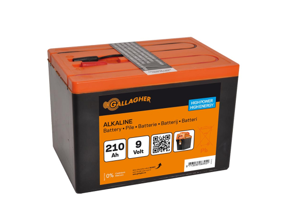 Powerpack Alkaline Batterie 9V/210Ah - 190 x 125 x 160 mm