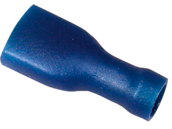 Cosse plate bleue femelle 6,4 mm