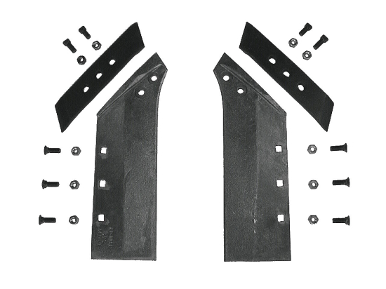 Set of 3/3-hole interchangeable pointed waysides, complete with screws