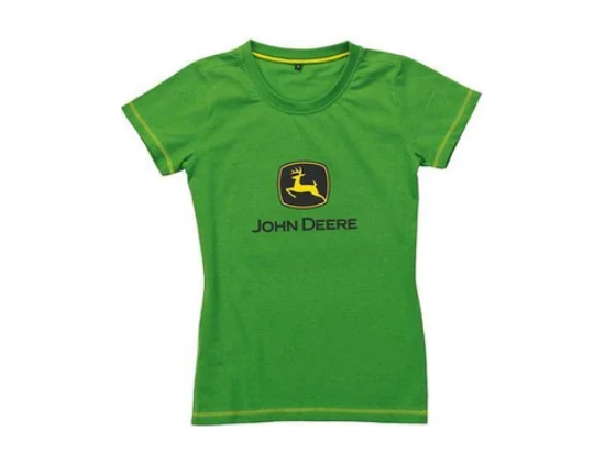 Grünes Damen T-Shirt "Logo"