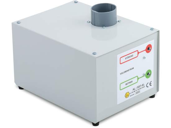 Système d'extraction avec ventilateur et contrôle du débit d'air