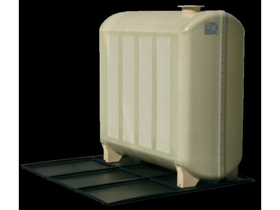 Diesel tank with GT 1500 l packed