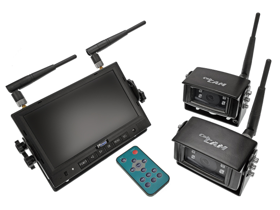7” Digital Quad Screen Observation Kit - Wireless