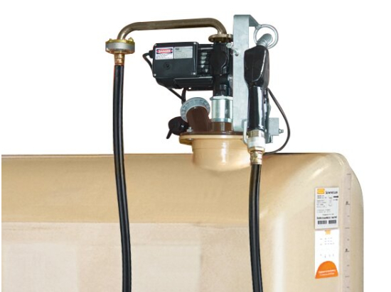 Stazione di rifornimento diesel con coperchio 1500 l ****