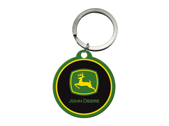 Portachiavi rotondo “John Deere - Logo”