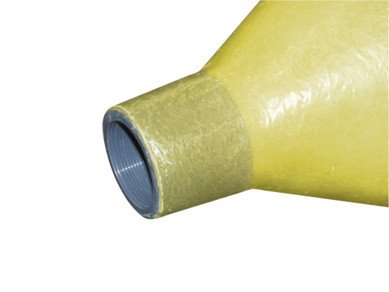Anlaminierte PVC-Muffe 1 1/4\".