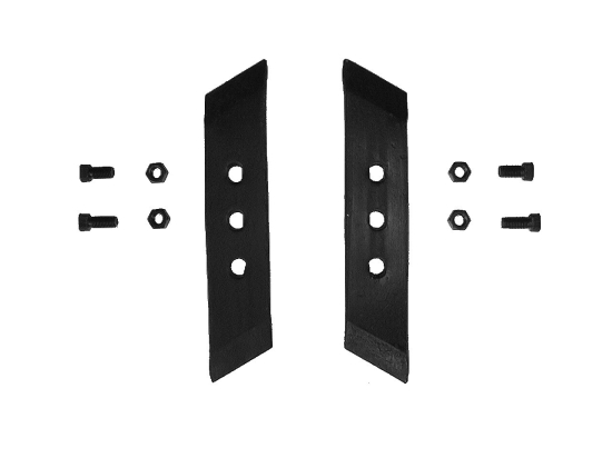 Set of interchangeable tips with screws