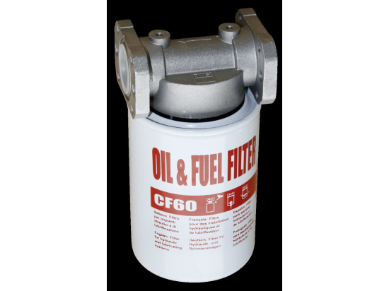 Filtro olio, diesel e carburante con cartuccia, max. 60 L/min, 12 bar
