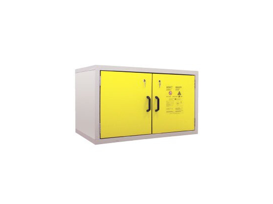 Under-table cabinet with hinged doors 11/6-FWF
