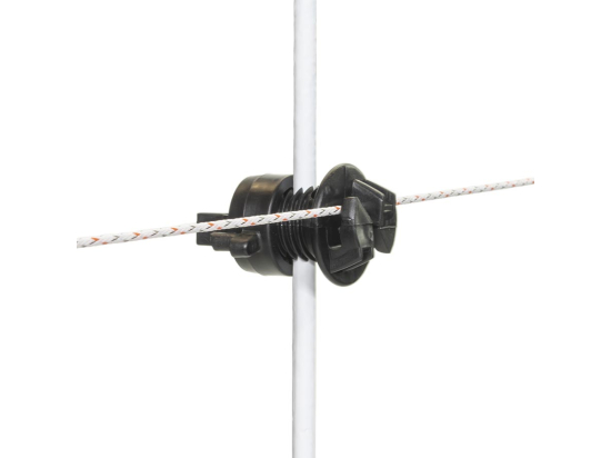Screw-on rod insulator