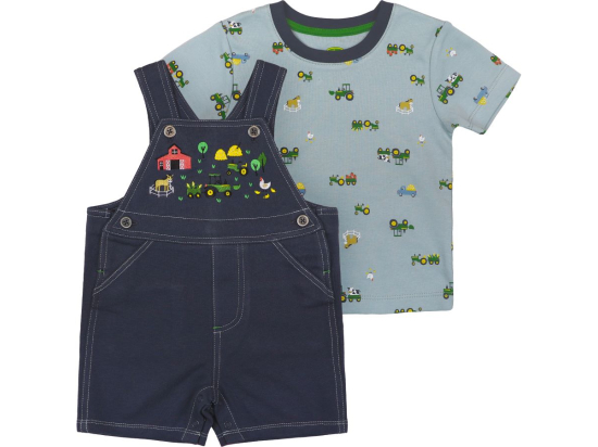 2 Piece Tractor Shortall Set