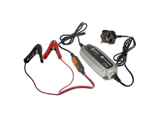 Automatisches Batterieladegerät 0,8 A – 3-polig UK-Stecker