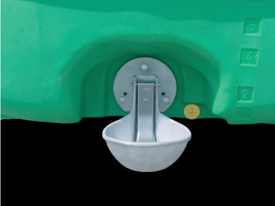 Abbeveratoio singolo per uscita DN 75, serbatoio per acqua di pascolo