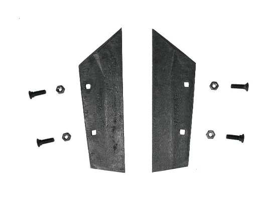 Set of skimmer blades, with screws
