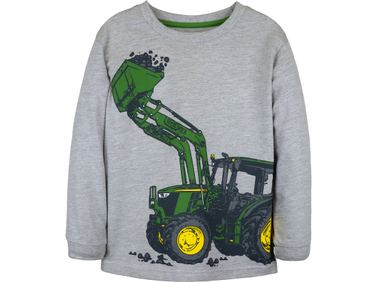 Sweatshirt für Kleinkinder mit Traktor mit Schaufel