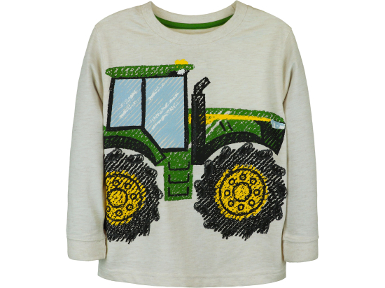 Toddler Sweatshirt Scribble Tractor