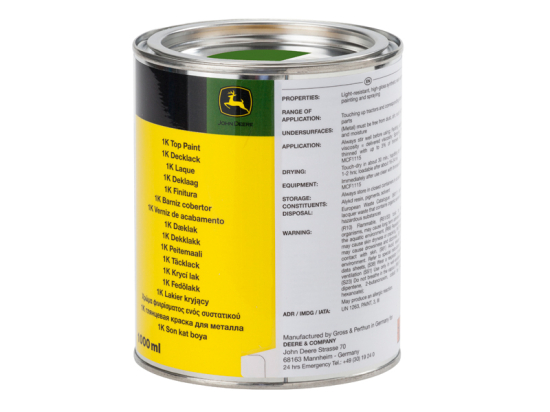 John Deere Green Paint, 1L can