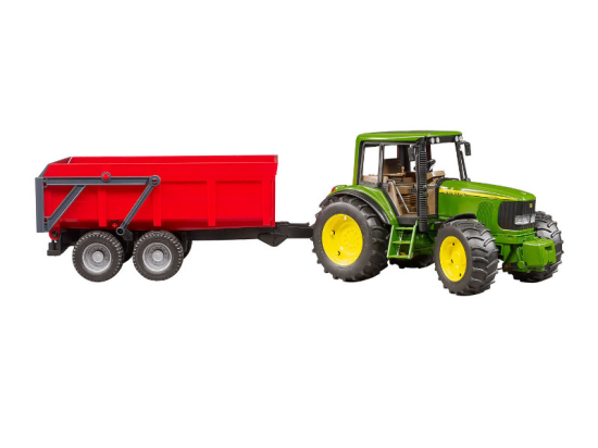 Trattore John Deere 6920 con rimorchio ribaltabile