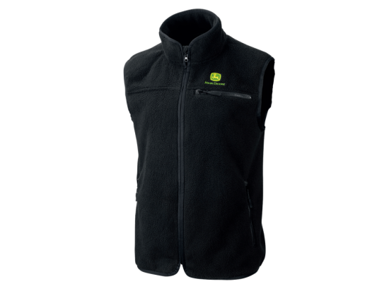 Gilet nero in pile per operatore