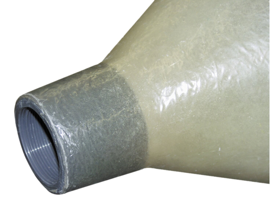 Anlaminierte PVC-Muffe 1\" .
