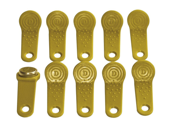 1 set of user keys (10 pcs.) yellow, for CUBE MC
