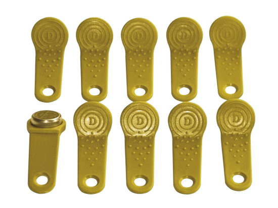 1 set di chiavi utente (10 pezzi) giallo, per CUBE MC