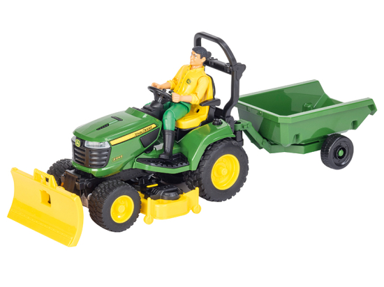 Trattorino John Deere + giardiniere