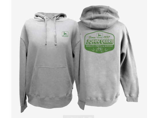 Kapuzensweatshirt mit Aufdruck „Quality Parts & Service“