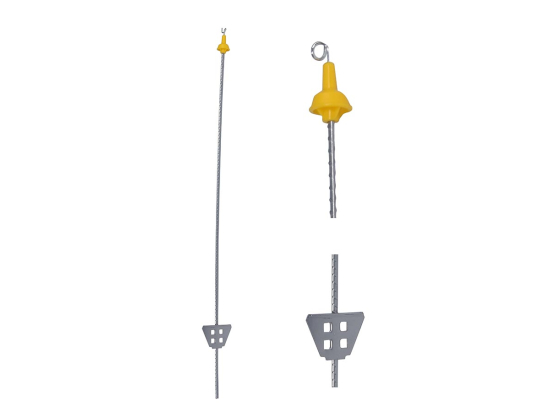 Spring steel post 1,05m