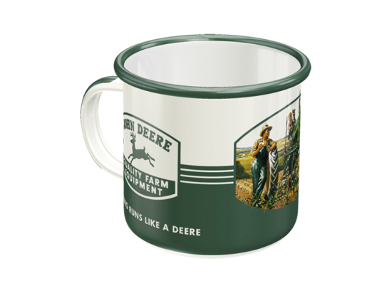 Tasse émaillée « Quality Farm Equipment »