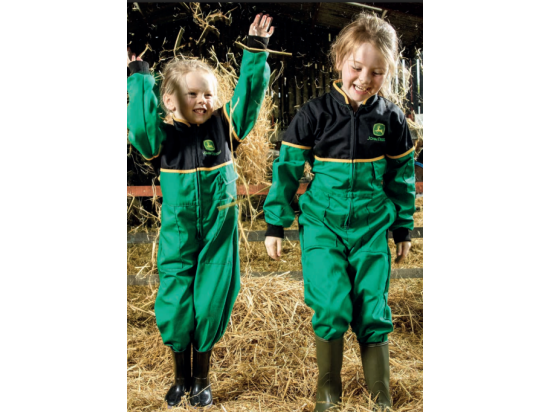 Overall grün für Kinder
