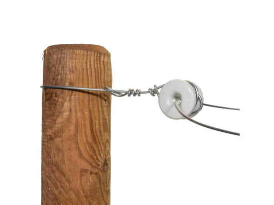 Porcelain corner insulator