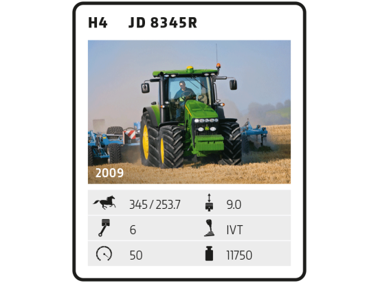 Bag with sticker - H4 JD 8345 R