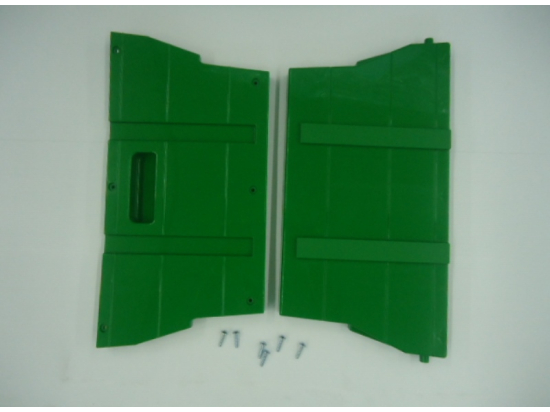 Tailgate, green, assembly set