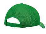 Casquette à maille verte avec logo