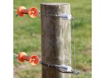 Porcelain strain/corner insulator