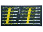 12 PC. flexible head speed wrench set