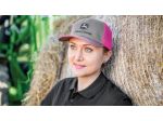 Cappellino John Deere con parte posteriore in rete e logo