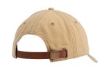 Cappellino con toppa in pelle