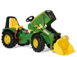 rollyX-Trac John Deere 8400R Tractor with Front Loader, 2-gear Shift and Brake