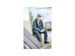 Schwarze Softshell-Jacke mit abnehmbaren Ärmeln