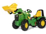 rollyX-Trac John Deere 8400R Tractor with Front Loader, 2-gear Shift and Brake