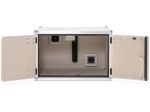 Armoire de chargement de batterie BASIC Détecteur de fumée, alimentation électrique dans l'armoire ventilation technique, coupure de l'alimentation en cas de chaleur