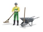 Figurine de fermier et accessoires