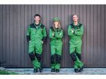 Field Overall Green Zip