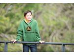 Polaire verte tout-petits avec marque