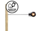 XDI offset screw-in insulator wood 18cm