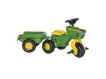 rollyTrac trattore a pedali a tre ruote John Deere