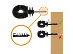 Screw-in insulator wood Super